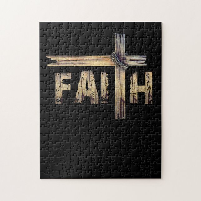 Christian Faith & Cross - Christian Faith Jigsaw Puzzle (Vertical)