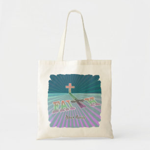 Christian Faith Cross Tote Bag