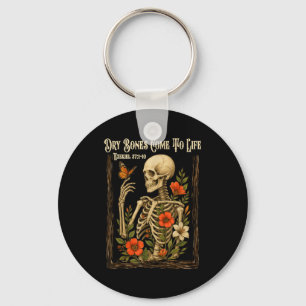 Christian Faith Dry Bones Come To Life Skeleton Fl Key Ring