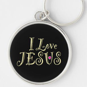 Christian Faith ‘I Love Jesus’  Key Ring