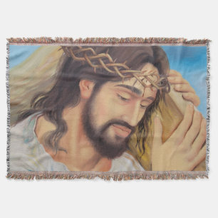 Christian Faith Jesus Christ Throw Blanket