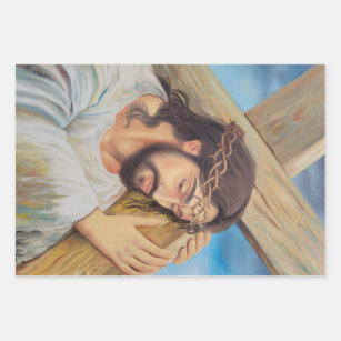 Christian Faith Jesus Christ Wrapping Paper Sheet