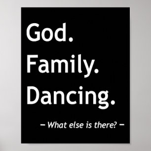 Christian Faith Jesus Christianity God Family Danc Poster