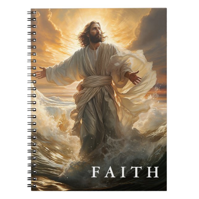 Christian Faith Jesus Notebook (Front)