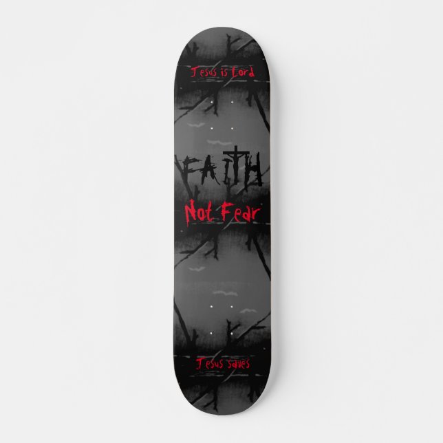 Christian Faith Jesus Skateboard (Front)