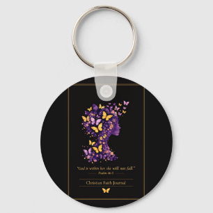 Christian Faith Journal – Psalm 46:5 Key Ring