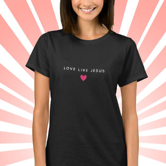 Christian Faith love heart girls T-Shirt