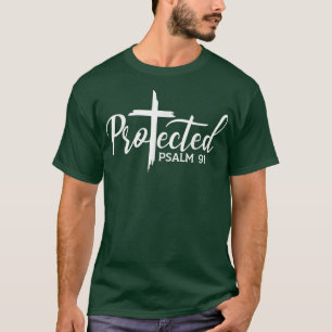 Christian Faith ProtectedReligious Jesus loves Psa T-Shirt