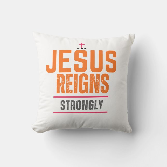 Christian faith text designed pillow (Front)