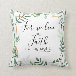 Christian Faith Throw Pillow