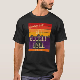 Christian Faith Vintage Postcard Narrow Road Bible T-Shirt