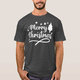Christian Faith Xmas Tree Blessed Holidays Merry C T-Shirt