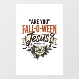 Christian Fall-O-Ween Jesus Vintage Engraving Shir
