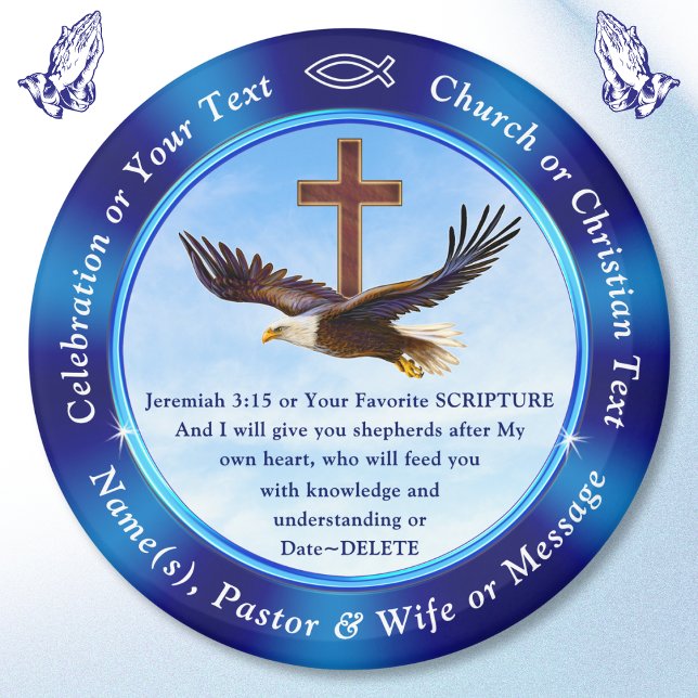 Christian Favours in BULK, Church Party Favours, Magnet (Inexpensive church party favors. Small gifts for church members. Pastor appreciation day ideas. )
