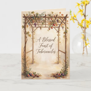 Christian Feast of Tabernacles Card