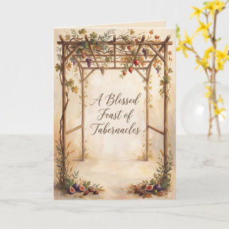 Christian Feast of Tabernacles Card