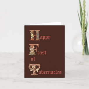 Christian Feast of Tabernacles Greeting Card