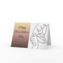 Christian First Father’s Day Card for New Dad 