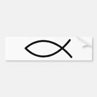 Christian Fish Bumper Sticker