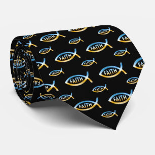 Christian Fish Faith Tie