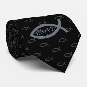 Christian Fish   Ichthys Tie