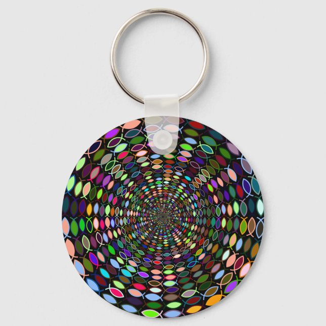 Christian Fish Keychain (Front)