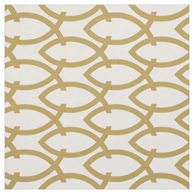Christian Fish Pattern Fabric (Swatch)
