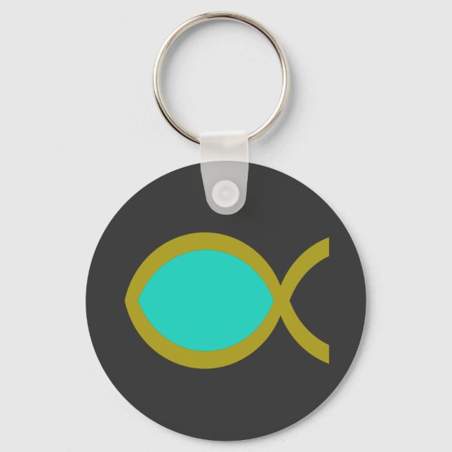 Christian Fish Symbol Key Ring (Front)