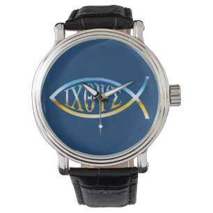 Christian Fish Symbol Watch