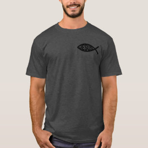 Christian Fish Symbol with Jesus Name T-Shirt