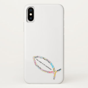 Christian Fish Symbols iPhone X Case