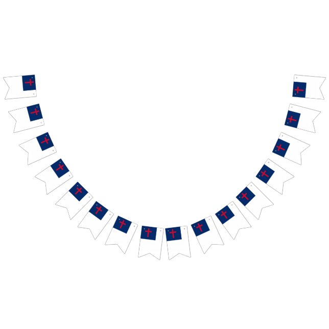 Christian flag bunting banner (All)