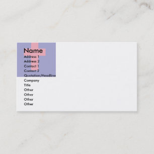 Christian Flag Business Card