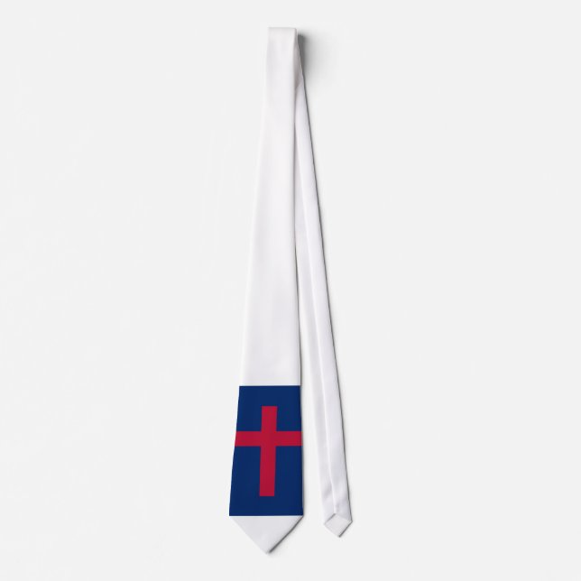 Christian Flag Christian Cross Tie (Front)
