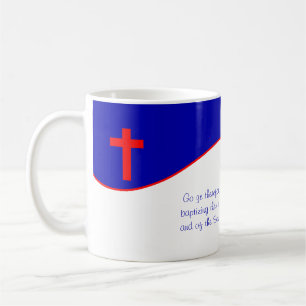 Christian Flag Inspired Coffee Mug