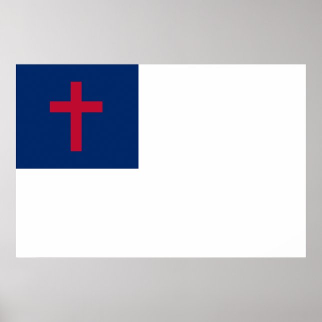 Christian flag Print Value Poster Paper Matte (Front)