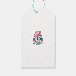 Christian Flamingo Girl Vintage Gift Tags