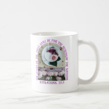 Christian Floral Coffee and Tea Mug
