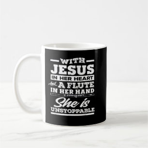 Christian Flute Player Gift For Woman Girl Flautis Coffee Mug