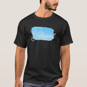 Christian  For Men Women Kids Blessed Minimalist T-Shirt