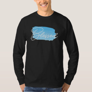 Christian For Men Women Kids Blessed Minimalist T-Shirt
