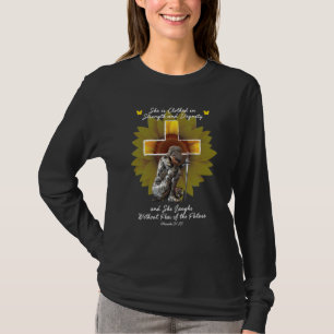 Christian For Women Cross Bible Verse Sunflower T-Shirt