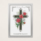 Christian Funeral Memorial Prayer Roses 