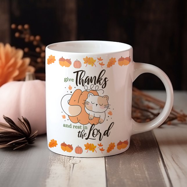 Christian funny thanksgiving coffee mug (Creator Uploaded)