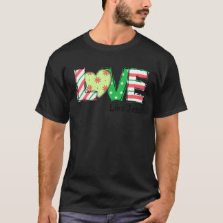 Christian Gift Cheetah Leopard Love Like Jesus Chr T-Shirt