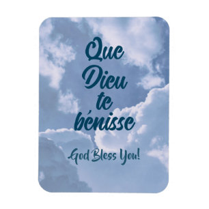 Christian Gift in French Language Magnet