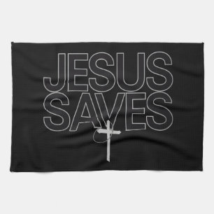 Christian Gift Jesus Faith Bible Verse Tea Towel