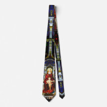 Christian Gift Tie, Jesus and Mary.