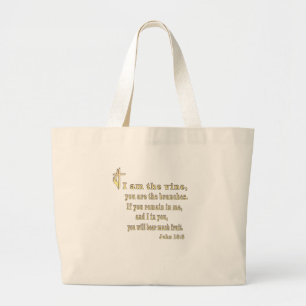 christian gifts large tote bag
