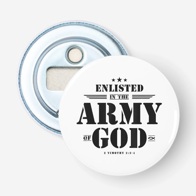 Christian gifts religious bible verse scriptures G Bottle Opener (Front)